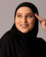 Premium Jersey Hijab – Black - Hals and Sals Premium Jersey Hijab – Black - Hals and Sals