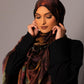 Printed Chiffon Hijab – Autumn Fusion - Hals and Sals