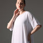 Crepe Abaya Inner Slip Dress - Elegant White - Hals and Sals