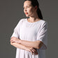 Crepe Abaya Inner Slip Dress - Elegant White - Hals and Sals