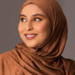 Premium Jersey Hijab - Warm Caramel - Hals and Sals