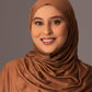 Premium Jersey Hijab - Warm Caramel - Hals and Sals