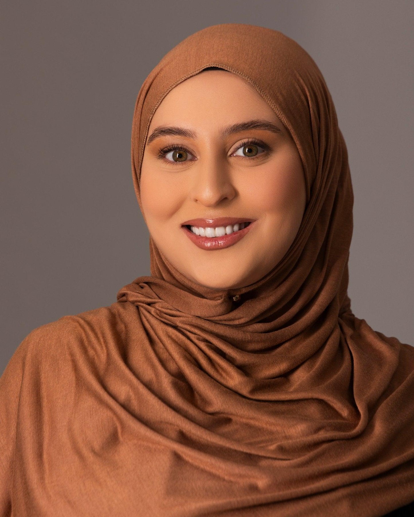 Premium Jersey Hijab - Warm Caramel - Hals and Sals