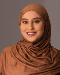 Premium Jersey Hijab - Warm Caramel - Hals and Sals