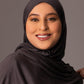 Premium Jersey Hijab – Charcoal - Hals and Sals