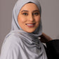 Premium Jersey Hijab – Slate blue - Hals and Sals
