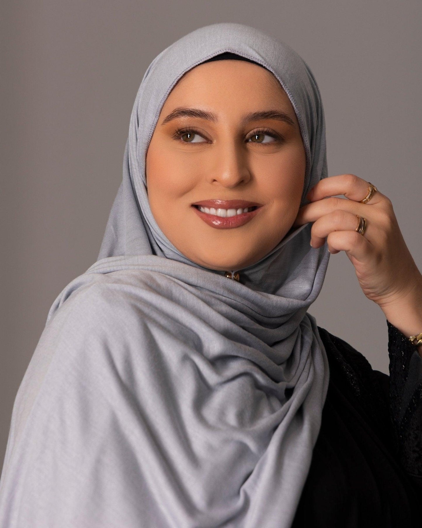 Premium Jersey Hijab – Slate blue - Hals and Sals