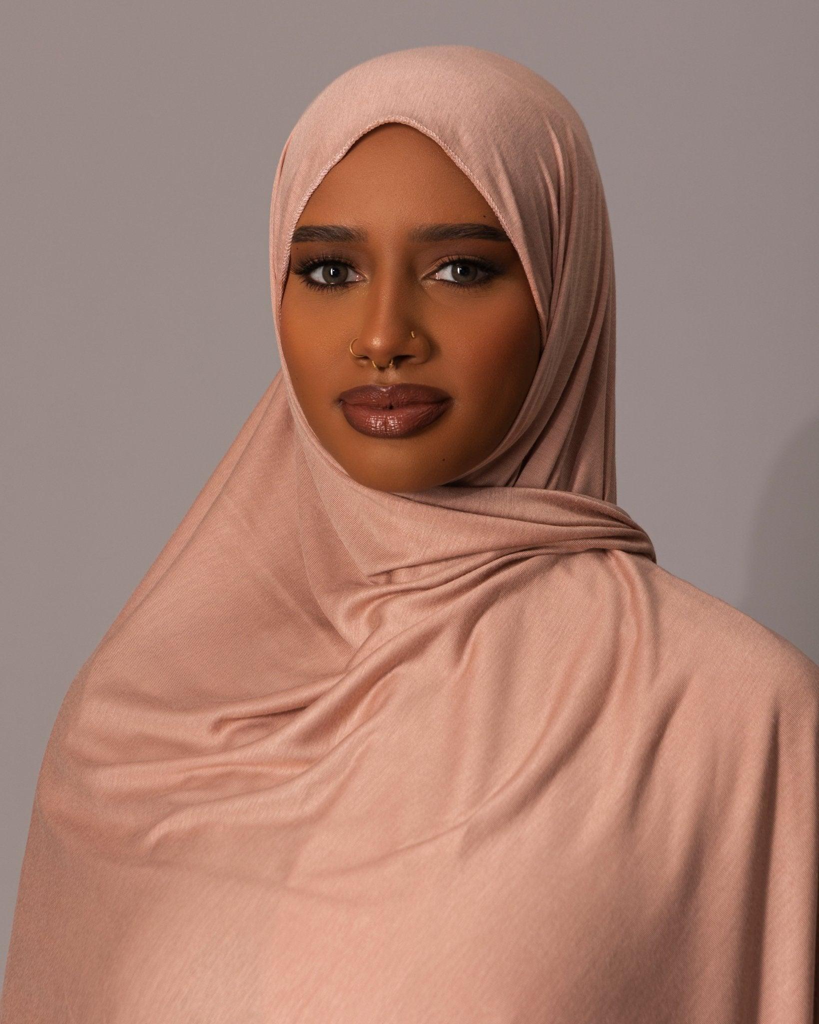 Premium Jersey Hijab – Rose blush - Hals and Sals