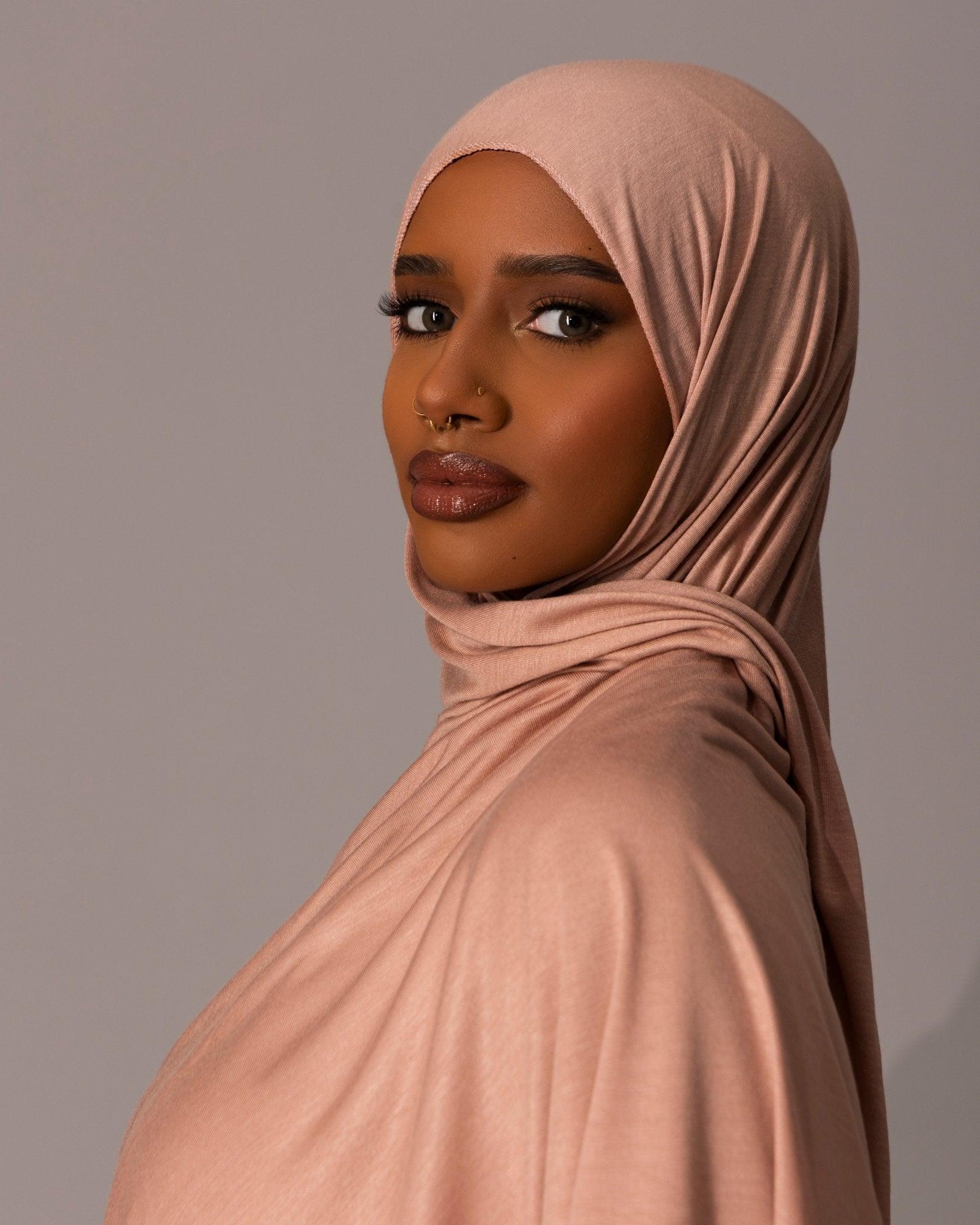 Premium Jersey Hijab – Rose blush - Hals and Sals