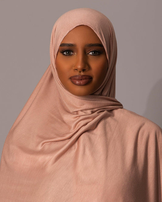 Premium Jersey Hijab – Rose blush - Hals and Sals