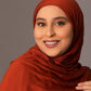 Premium Jersey Hijab – Terracotta - Hals and Sals