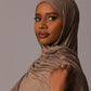Premium Jersey Hijab – Cocoa Taupe - Hals and Sals