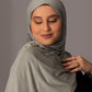 Premium Jersey Hijab – Silvery sage - Hals and Sals