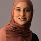 Premium Jersey Hijab – Dusky Cocoa - Hals and Sals