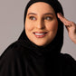 Premium Jersey Hijab – Black - Hals and Sals