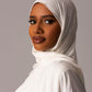 Premium Jersey Hijab – Ivory White - Hals and Sals