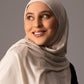 Premium Jersey Hijab – Soft beige - Hals and Sals