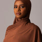 Premium Jersey Hijab – Sienna Bronze - Hals and Sals