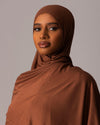 Premium Jersey Hijab – Sienna Bronze - Hals and Sals