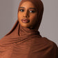 Premium Jersey Hijab – Sienna Bronze - Hals and Sals