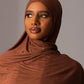 Premium Jersey Hijab – Sienna Bronze - Hals and Sals