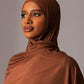 Premium Jersey Hijab – Sienna Bronze - Hals and Sals