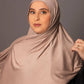 Premium Large Jersey Hijab – Desert sand - Hals and Sals