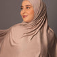 Premium Large Jersey Hijab – Desert sand - Hals and Sals