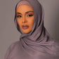 Premium Modal Hijab with matching under cap set - Dusky Lavender - Hals and Sals