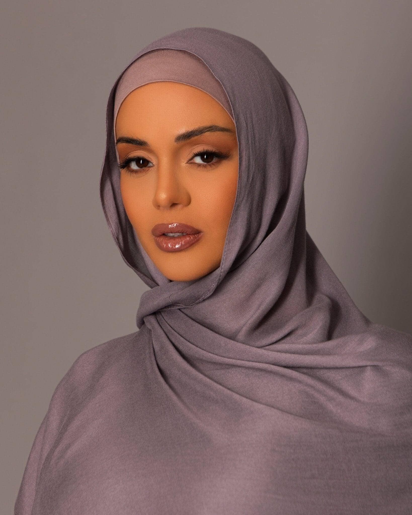 Premium Modal Hijab with matching under cap set - Dusky Lavender - Hals and Sals