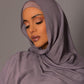 Premium Modal Hijab with matching under cap set - Dusky Lavender - Hals and Sals