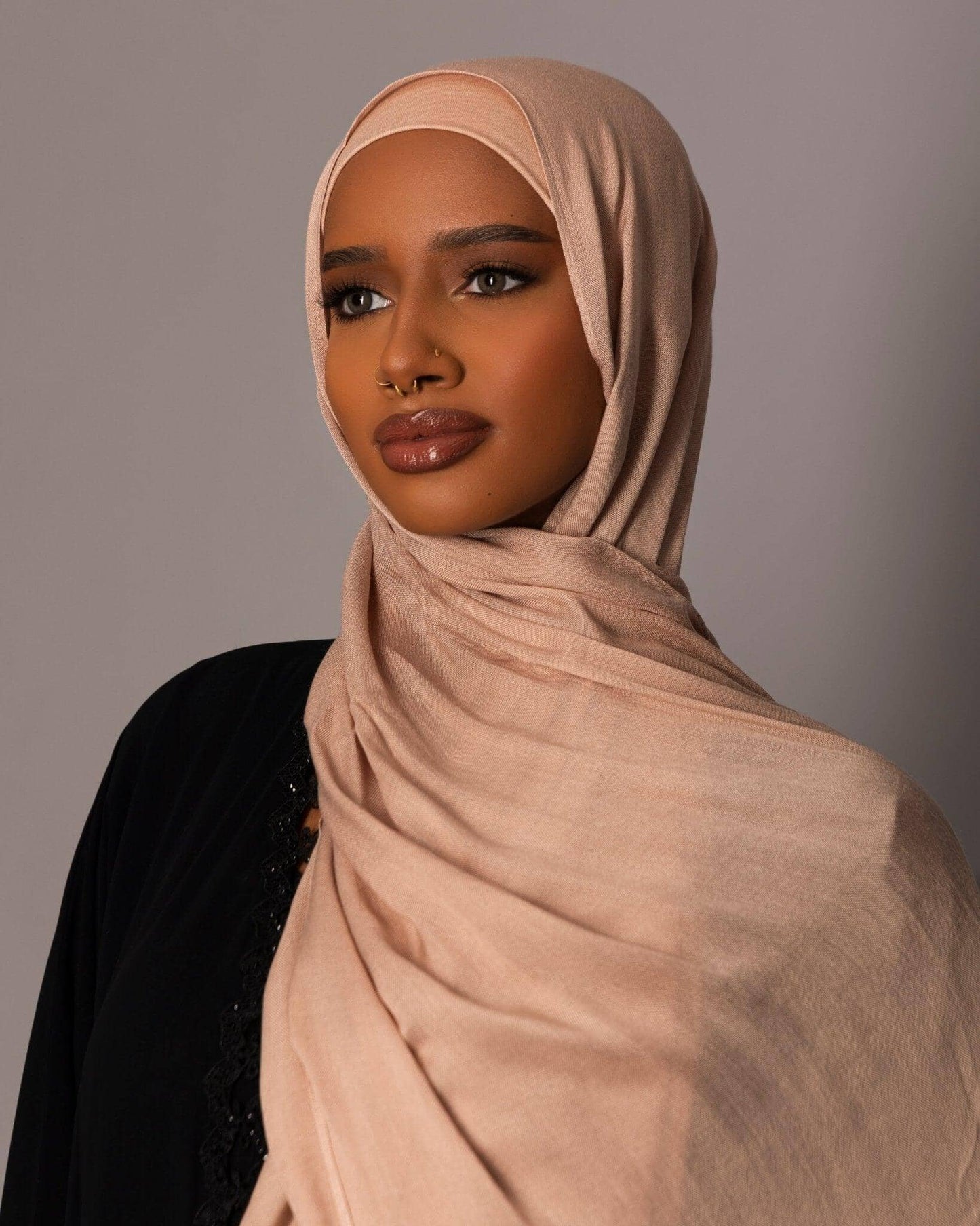Premium Modal Hijab with matching under cap set - Sandy Blush - Hals and Sals