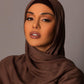 Premium Modal Hijab with matching under cap set - Truffle - Hals and Sals