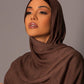 Premium Modal Hijab with matching under cap set - Truffle - Hals and Sals