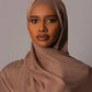 Premium Modal Hijab with matching under cap set - Soft Cocoa - Hals and Sals