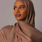 Premium Modal Hijab with matching under cap set - Soft Cocoa - Hals and Sals