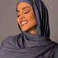 Premium Modal Hijab with matching under cap set – Ash Slate - Hals and Sals