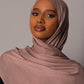 Premium Modal Hijab with matching under cap set – Mauve Dust - Hals and Sals