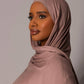 Premium Modal Hijab with matching under cap set – Mauve Dust - Hals and Sals