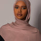 Premium Modal Hijab with matching under cap set – Mauve Dust - Hals and Sals