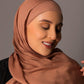 Premium Modal Hijab with matching under cap set – Terracotta Blush - Hals and Sals