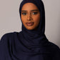 Premium Modal Hijab with matching under cap set – Sapphire Noir - Hals and Sals