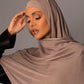 Premium Modal Hijab with matching under cap set – Taupe - Hals and Sals