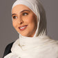 Premium Modal Hijab with matching under cap set – Ivory - Hals and Sals