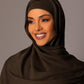 Premium Modal Hijab with matching under cap set – Deep Moss - Hals and Sals