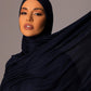 Premium oversize Jersey Hijab – Midnight - Hals and Sals