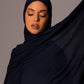 Premium oversize Jersey Hijab – Midnight - Hals and Sals