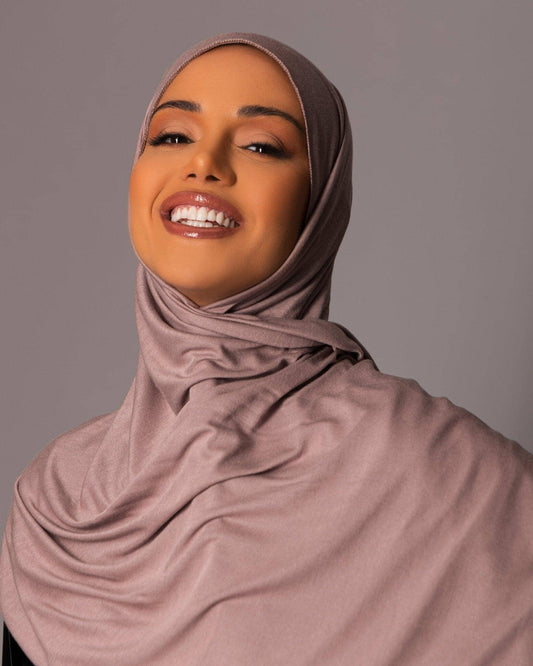 Premium Jersey Hijab – Dusky Orchid - Hals and Sals