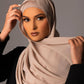 Chiffon Hijab with matching under cap set – Beige - Hals and Sals