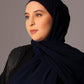 Chiffon Hijab with matching under cap set – Midnight - Hals and Sals